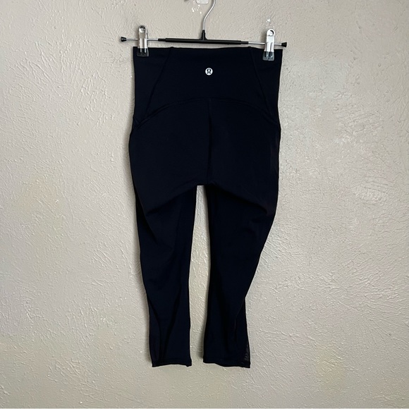 Lululemon Train Times Crop Leggings in Black 2 - Picture 6 of 8